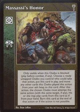 Massassi's Honor - Action Modifier - Vampire VTES picture