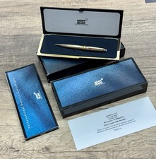 Early 1990s W. Ger. Montblanc 165S Sterling Silver Barleycorn Pencil, .7mm. NOS picture