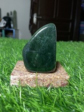 Natural Green Nephrite Jade Freeform 192g Polished Crystal Specimen 2.3