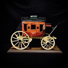 1996 Wells Fargo Wooden Stage Coach By Oscar Cortes SMALL Version  -  Signed picture