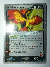 Rocket's Moltres ex 100/109 Holo Ultra Rare Team Rocket Returns Pokemon  picture