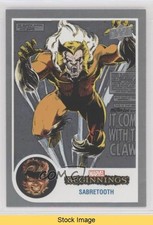 2022 Upper Deck Marvel Beginnings Vol 2 Series 1 Flipped FX Sabretooth READ 1ho3 picture