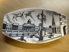 FOLEY BONE CHINA OLD LONDON PRINTS TRAFALGAR SQUARE OVAL TRAY/ TRINKET DISH picture