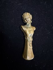 Antique Bronze Wax Seal Stamp - Figural Pan Satyr Gabriel G Hakim Cairo Egypt picture