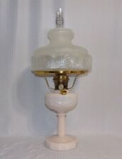 ORIGINAL PINK ALACITE TALL Lincoln Drape Aladdin Oil Lamp Complete w/ #501 Shade picture
