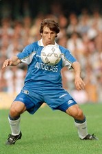 Gianfranco Zola of Chelsea in action 1997 Old Photo picture