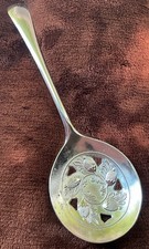 Silver Plate Serving Spoon - used picture