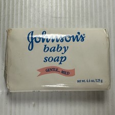 Vintage Johnson’s Baby Bar with Original Packaging 3oz Mild Gentle Soap NOS picture