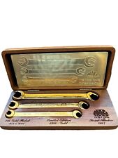 MAC TOOLS 60 Year Anniversary 24k Gold Wrench Set 1998 Limited Edition #0687 picture