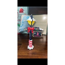 Boston Red Sox Xmas lamp post ornament picture