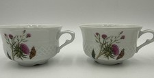 Philippe Deshoulieres Lourioux Vesca Cup  Thistle Butterfly Set Of 5 picture