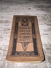 1910-1911 International Harvester Company Pocket Ledger IHC Chicago picture