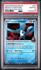 Rocket'S Articuno #051 2025 Pokemon Destined Rivals PSA 10 Best Buy Exclusive picture