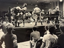 King Kong Bundy Pro Wrestling Battle Royal Wisconsin 1984 Press Photo 8x10 picture