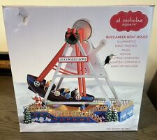 St. Nicholas Square Village Buccaneer Boat House- NEW In BOX picture