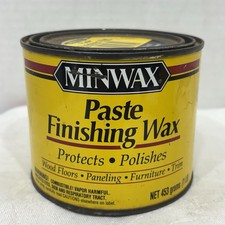 Vintage Minwax Paste Finishing Wax, 1-Pound 2001 3/4 Full Natural Color picture