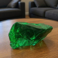 High Quality 810-950 CT Green Obsidian Crystal Rock – Healing Stone for Energy picture