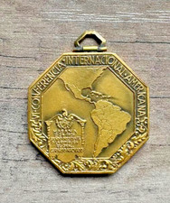 RARE PRESIDENT GERARDO MACHADO CONFERENCE AMERICAN STATES MEDAL ORDER 1928 picture