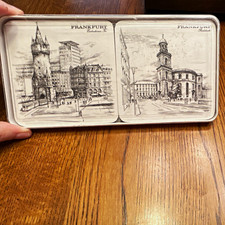 Schuberth Frankfurt Germany Souvenir Coaster Set, Made in West Germany picture
