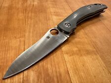 Spyderco Kapara CPM- 20CV Steel Gray G10 Knife C241GPGY DLT Exclusive picture