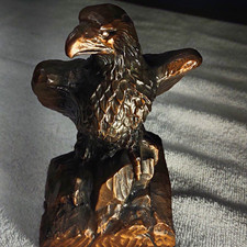 NEW PRICE; Banthrico Inc Metal Eagle Still Coin Bank picture
