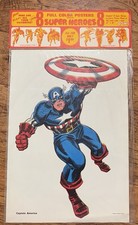 1966 Sealed Marvel Comics Poster Set Hulk Spider-man Thor Torch Namor Strange picture