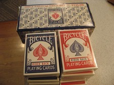 Box of 12 Bicycle Rider Back Decks of Cards, Cincinnati, Ohio SEALED No Bar Code picture