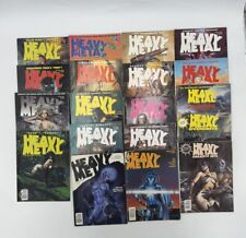 Vintage Heavy Metal Magazine Lot of 19 Issues 1980s-90s Illustrated Fantasy LOOK picture