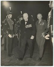 19 October 1951 photo of Churchill and Montgomery at the El Alamein reunion picture