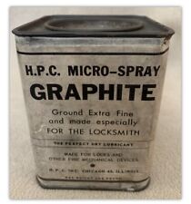*Vintage Can H.P.C. Micro -Spray Graphite 1 Lb Container with partial contents picture