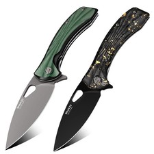 SHAN ZU 2-Pack Tactical Pocket Knife Spring Assisted Open Folding Blade EDC Gear picture