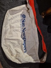Vintage Cleveland Ohio Sun Newspapers Delivery Bag picture