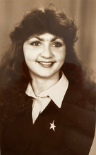 Beautiful girl portrait soviet life young woman ussr vintage photo picture
