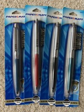 PAPERMATE 14164  PROFILE SLIM PEN ,1-BLK,1-BL,1-RED,1-TEAL,Blk Ink-Med BallPoint picture