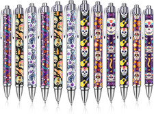 24 Pcs Day of the Dead Gifts Pen Halloween Skull Pen Skeleton Favor picture