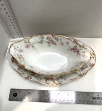 Antique Haviland Limoges Gravy Bowl & Plate Not Attached, VGUC, No chips picture