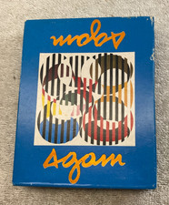 VINTAGE YAACOV AGAM PLAYING CARDS SEALED ORIGINAL BOX picture