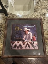 CHRIS LEDOUX COUNTRY MUSIC STAR AUTHENTIC ORIGINAL SIGNED FRAMED PHOTO RARE picture