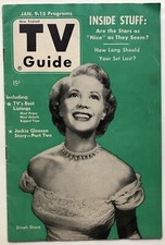 PRE-NATIONAL January 9 1953 TV Guide DINAH SHORE-NO MAILING LABEL -NEW LOW PRICE picture