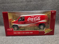 2005 COCA COLA  2004 Ford E-250 cargo van 1:24 die cast jOHNNY LIGHTNING picture