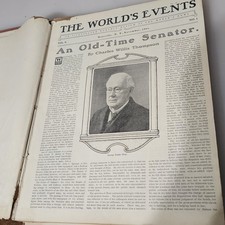 • Vintage 1904 The World's Events Bound Magazine Vol 5 NYC Subway Airships AS IS picture