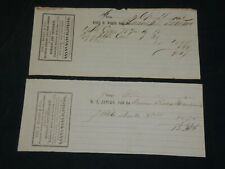 1861-1862 JAS J. BOARDS & CO'S RAILROAD FREIGHT BILLS LOT OF 2 - J 5953 picture