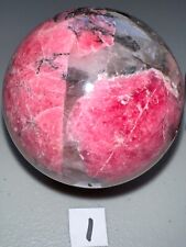 Red Rhodonite Sphere,Quartz Crystal,Metaphysical,Reik,Decor,Unique,High Quality picture