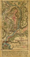 Battle Of Carnifex Ferry, West Virginia 1861 Map OLD PHOTO PRINT picture