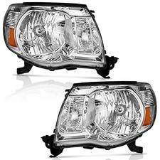 WEELMOTO for 2005-2011 Tacoma Headlights Assembly Compatible with 2005 2006 2007 picture