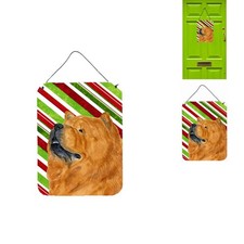 Caroline's Treasures SS4571DS1216 Chow Chow Candy Cane Holiday Christmas Metal picture