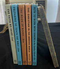 Vintage 1940-1950’s Bible Teaching  Books Lot Of  6, Convention Press, Baptist picture