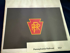 Pennsylvania Railroad GG1 Locomotive 25 8 x11 colored photos rare find picture