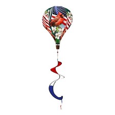 Briarwood Lane Spring American Cardinal Hot Air Balloon Spinner 54x12 picture
