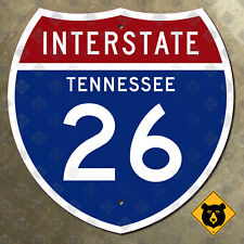Tennessee Interstate 26 highway route sign 1957 Kingsport Johnson City 18x18 picture